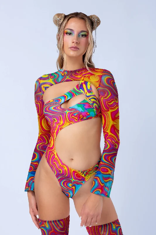 Compression Bodysuits for Post - Workout Recovery Lovestoned Asymmetrical Bodysuit & Shrug Set Compression Bodysuits for Post - Workout Recovery Lovestoned Asymmetrical Bodysuit & Shrug Set