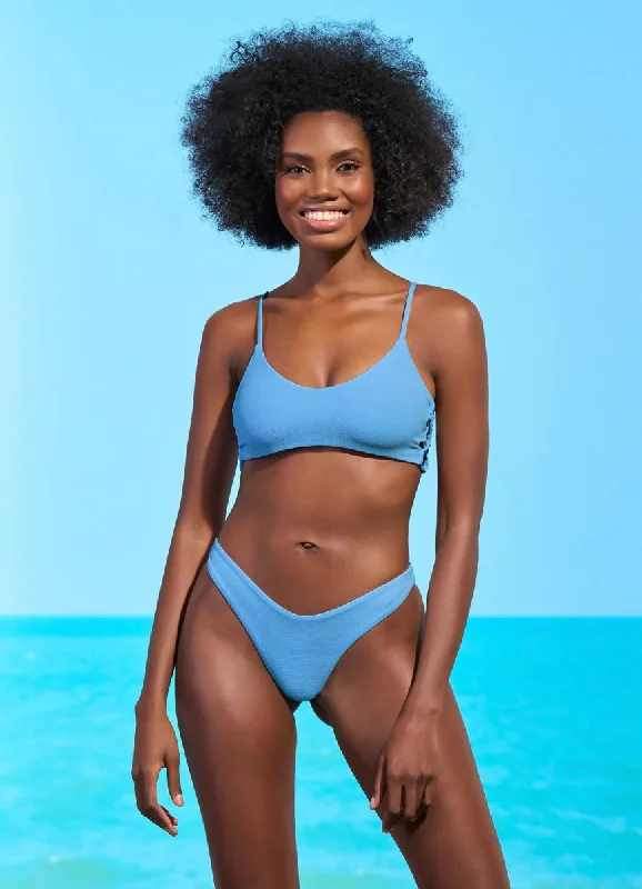 Convertible women swimwear that can be worn in multiple styles for versatility MaajI Stone Blue Splendour High Leg Bikini Bottom (Bottom Only) Convertible women swimwear that can be worn in multiple styles for versatility MaajI Stone Blue Splendour High Leg Bikini Bottom (Bottom Only)
