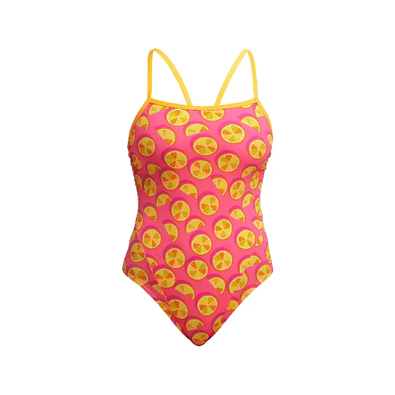 Plus - size women swimwear with full - coverage bottoms for comfort and confidence Mark Spritz | Ladies Single Strap One Piece Plus - size women swimwear with full - coverage bottoms for comfort and confidence Mark Spritz | Ladies Single Strap One Piece