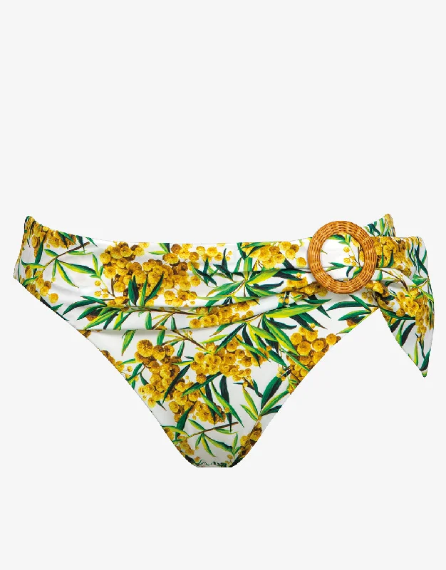 Convertible bikini that can be worn in multiple styles for versatility Mimosa Bikini Pant - White Summer Convertible bikini that can be worn in multiple styles for versatility Mimosa Bikini Pant - White Summer