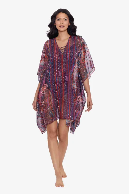 Sleeveless cover ups for maximum sun exposure control Dynasty Caftan Swim Cover Up