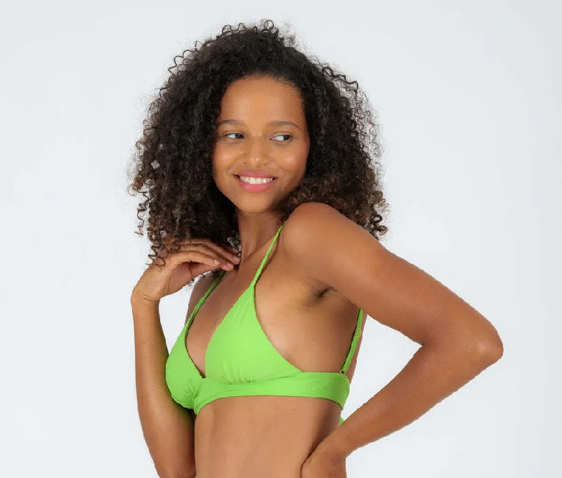 Printed floral women swimwear for a feminine and colorful beach vibe Rio de Sol Top Lemon Tri-Cos Printed floral women swimwear for a feminine and colorful beach vibe Rio de Sol Top Lemon Tri-Cos