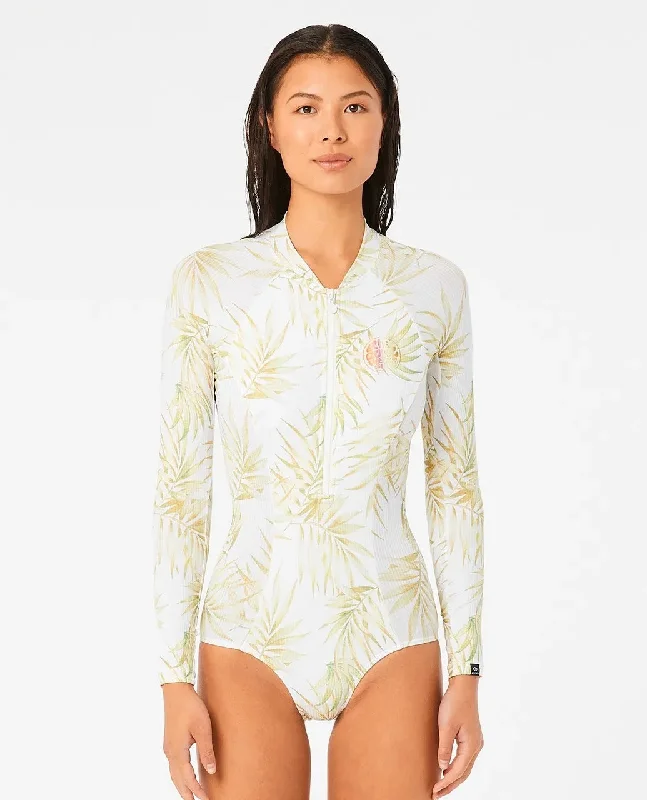 Plus - size women swimwear with full - coverage bottoms for comfort and confidence Rip Curl Montego Palm Long Sleeve Palm Long Sleeve 50+ UV Surfsuit Plus - size women swimwear with full - coverage bottoms for comfort and confidence Rip Curl Montego Palm Long Sleeve Palm Long Sleeve 50+ UV Surfsuit