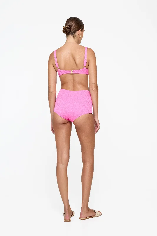 Sustainable bikini made from recycled materials for eco - conscious beachgoers Sawyer Bottom - Laguna Pink Sustainable bikini made from recycled materials for eco - conscious beachgoers Sawyer Bottom - Laguna Pink