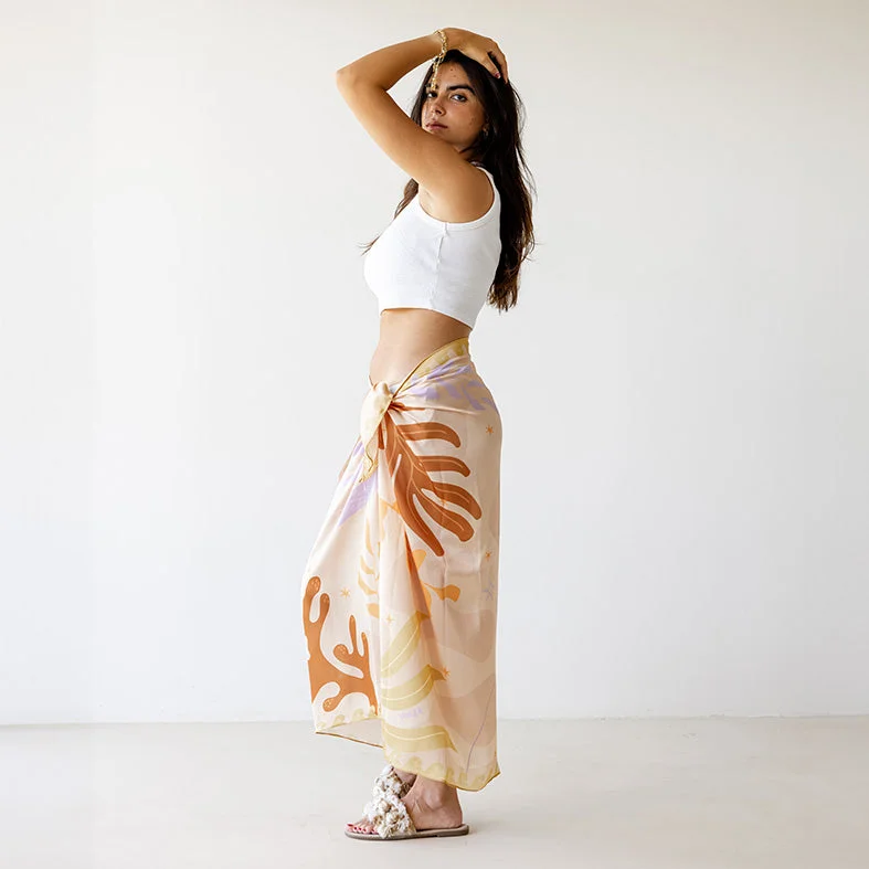 Light - blocking cover ups for privacy on the beach Serena Satin Cover Up