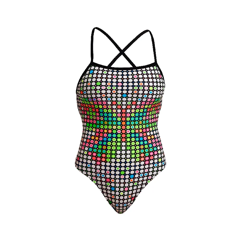 Striped women swimwear with a classic pattern for a timeless beach look Snow Flyer | Ladies Strapped In One Piece Striped women swimwear with a classic pattern for a timeless beach look Snow Flyer | Ladies Strapped In One Piece