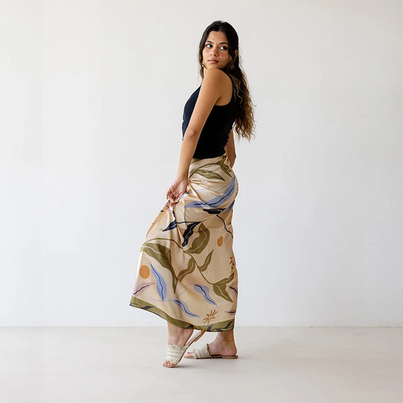 Beach - themed embroidery cover ups for a unique and personalized touch Sunlit Satin Cover Up Beach - themed embroidery cover ups for a unique and personalized touch Sunlit Satin Cover Up