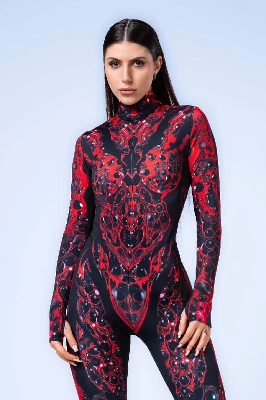 Ruffled Bodysuits with a Playful and Feminine Touch Tar Costume