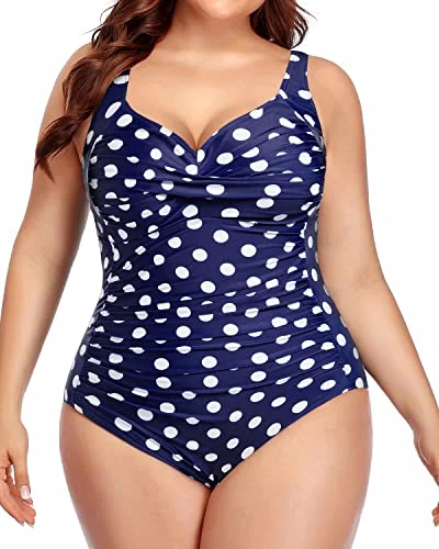 Plus Size Women's Button - Down One - Pieces in Light Blue for a Casual and Comfortable Day Out Tummy Control Plus Size Swimwear Twist Front Ruched Bathing Suits for Women Plus Size Women's Button - Down One - Pieces in Light Blue for a Casual and Comfortable Day Out Tummy Control Plus Size Swimwear Twist Front Ruched Bathing Suits for Women