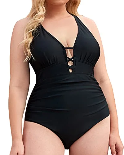Women's Cargo - Style One - Pieces in Khaki with Pockets for a Practical and Stylish Outdoor Look Slimming Tummy Control Bathing Suits Plus Size One Piece Swimsuit-Black Women's Cargo - Style One - Pieces in Khaki with Pockets for a Practical and Stylish Outdoor Look Slimming Tummy Control Bathing Suits Plus Size One Piece Swimsuit-Black